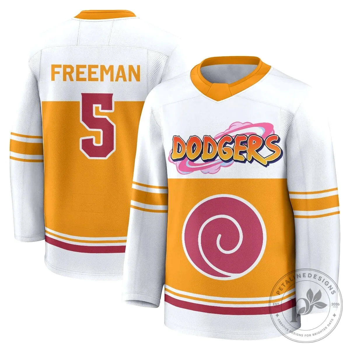 Los Angeles Dodgers Shohei Ohtani Naruto Edition Vapor Hockey Jersey 46 Los Angeles Dodgers Shohei Ohtani Naruto Edition Vapor Hockey Jersey