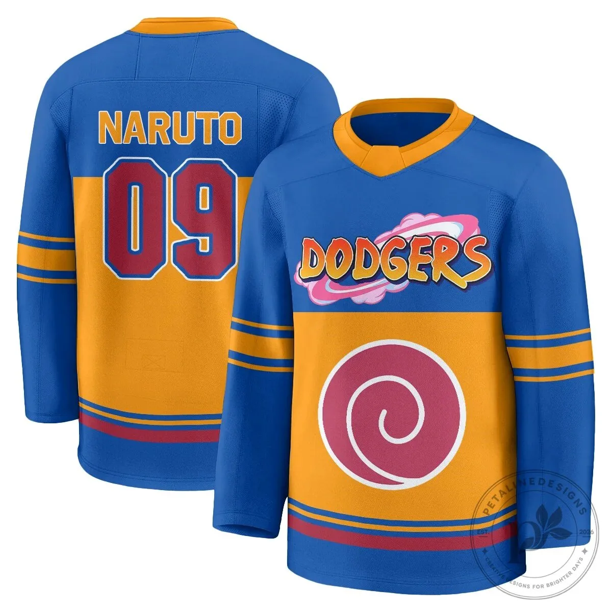 Los Angeles Dodgers Shohei Ohtani Naruto Edition Vapor Hockey Jersey 60 Los Angeles Dodgers Shohei Ohtani Naruto Edition Vapor Hockey Jersey