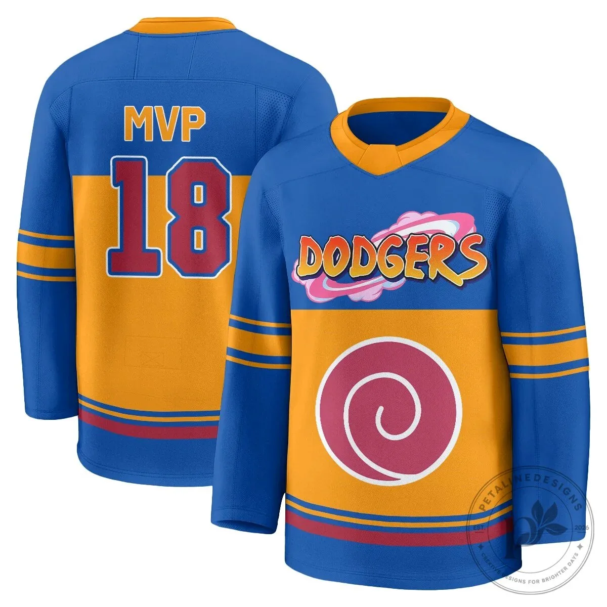 Los Angeles Dodgers Shohei Ohtani Naruto Edition Vapor Hockey Jersey 61 Los Angeles Dodgers Shohei Ohtani Naruto Edition Vapor Hockey Jersey