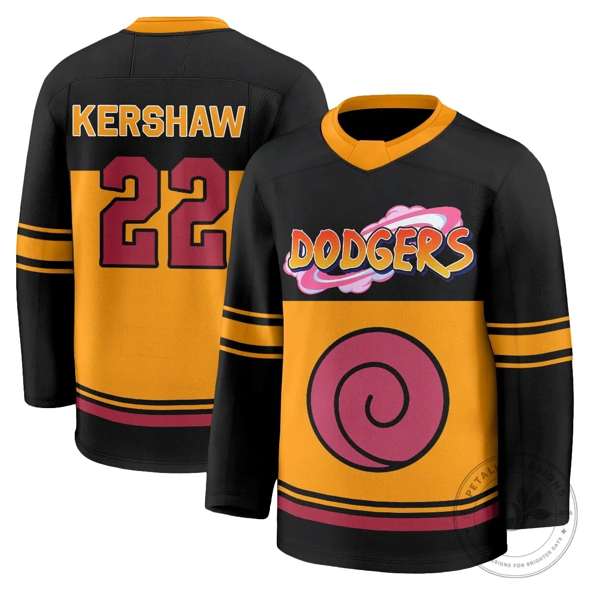 Los Angeles Dodgers Shohei Ohtani Naruto Edition Vapor Hockey Jersey 63 Los Angeles Dodgers Shohei Ohtani Naruto Edition Vapor Hockey Jersey