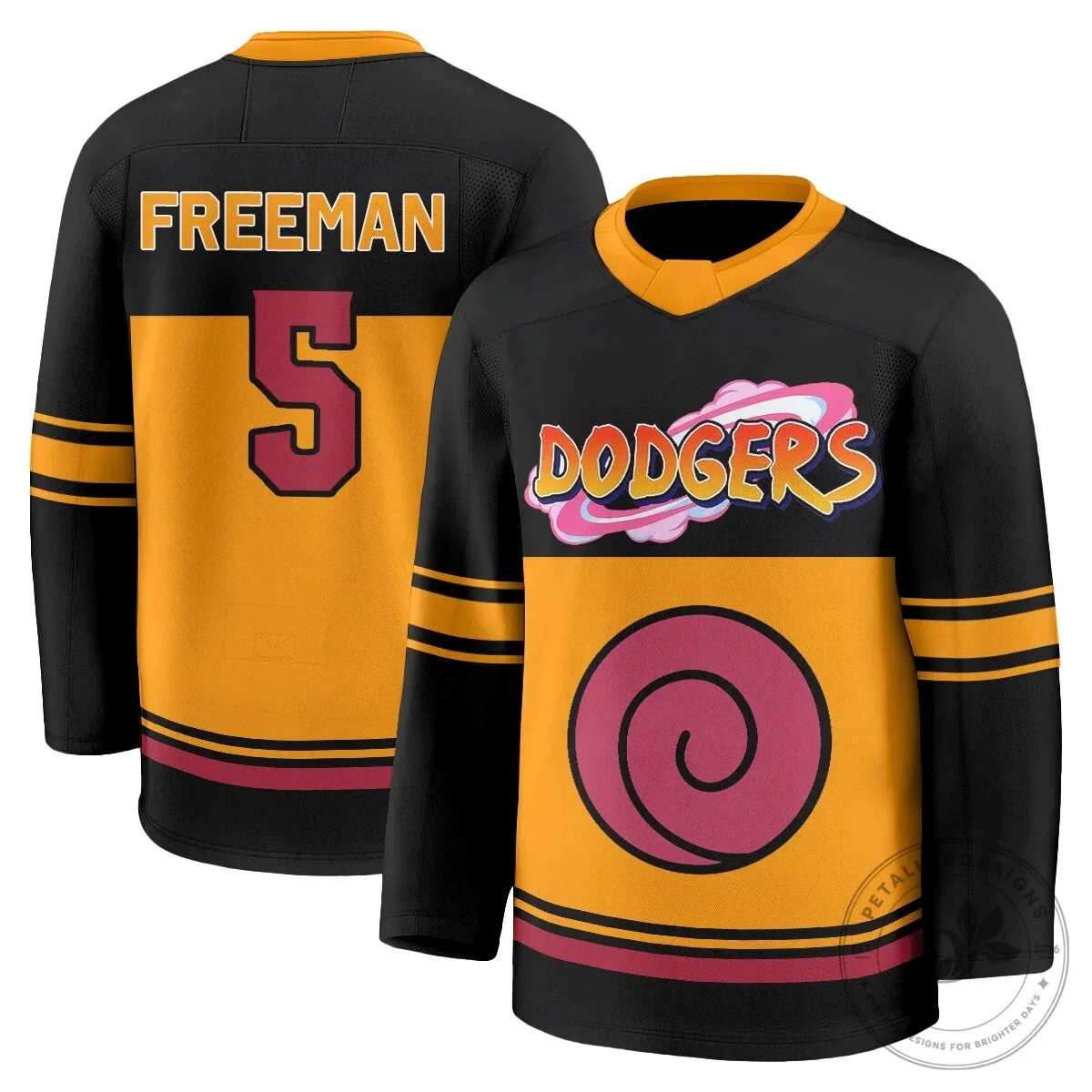 Los Angeles Dodgers Shohei Ohtani Naruto Edition Vapor Hockey Jersey 66 Los Angeles Dodgers Shohei Ohtani Naruto Edition Vapor Hockey Jersey