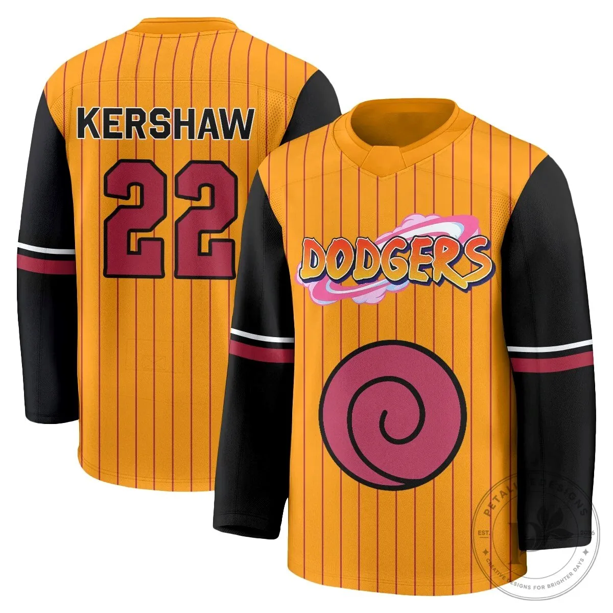 Los Angeles Dodgers Shohei Ohtani Naruto Edition Vapor Hockey Jersey 73 Los Angeles Dodgers Shohei Ohtani Naruto Edition Vapor Hockey Jersey