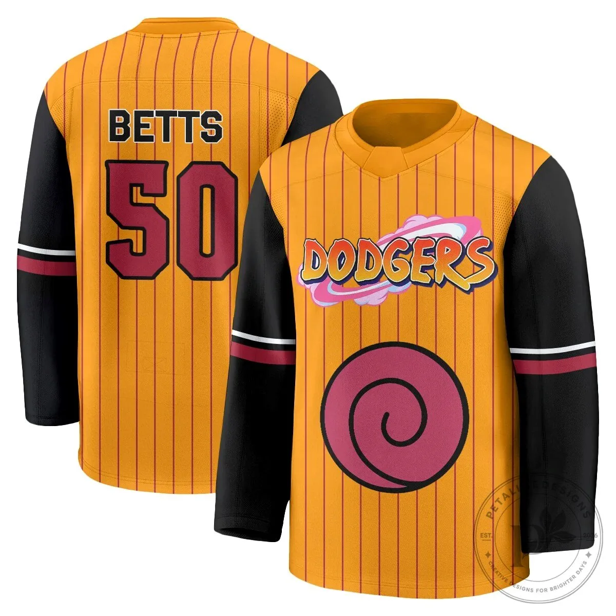 Los Angeles Dodgers Shohei Ohtani Naruto Edition Vapor Hockey Jersey 74 Los Angeles Dodgers Shohei Ohtani Naruto Edition Vapor Hockey Jersey