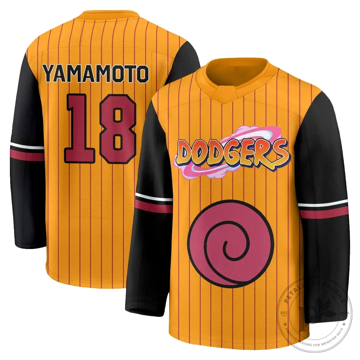 Los Angeles Dodgers Shohei Ohtani Naruto Edition Vapor Hockey Jersey 75 Los Angeles Dodgers Shohei Ohtani Naruto Edition Vapor Hockey Jersey