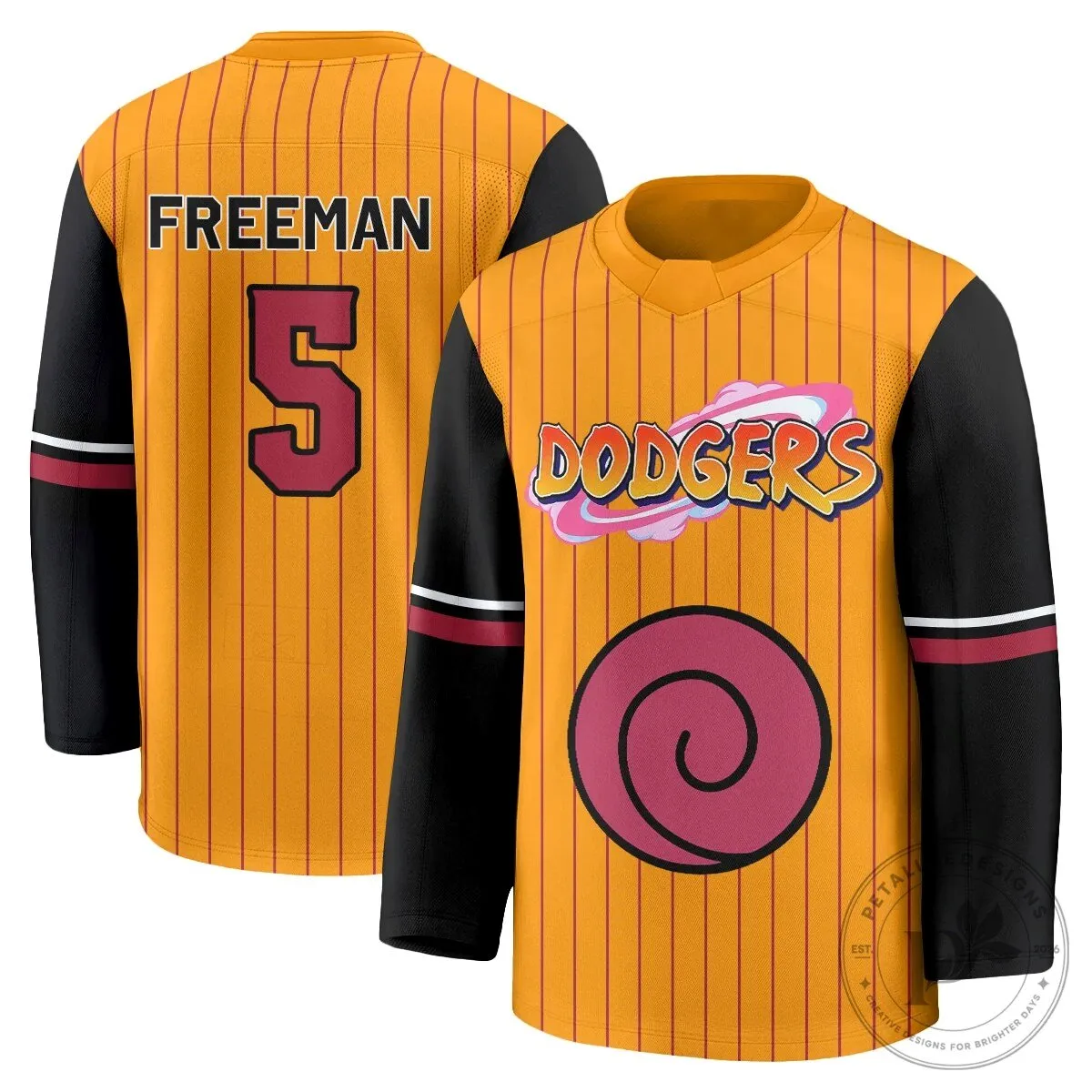 Los Angeles Dodgers Shohei Ohtani Naruto Edition Vapor Hockey Jersey 76 Los Angeles Dodgers Shohei Ohtani Naruto Edition Vapor Hockey Jersey