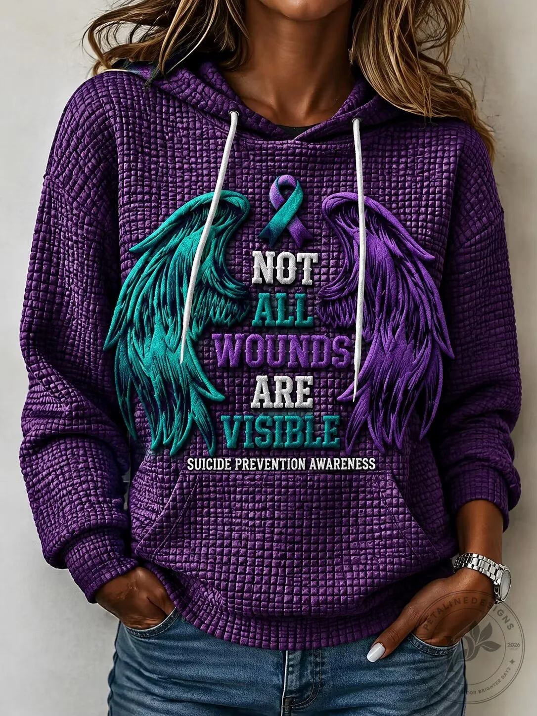 Hoodie for Suicide Prevention Awareness: Visible Wounds Aren't the Only Ones