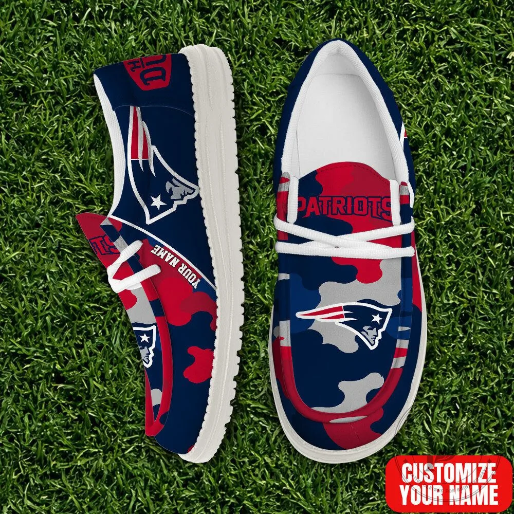New England Patriots Camouflage Nation Personalized Loafer Shoes 2 New England Patriots Camouflage Nation Personalized Loafer Shoes