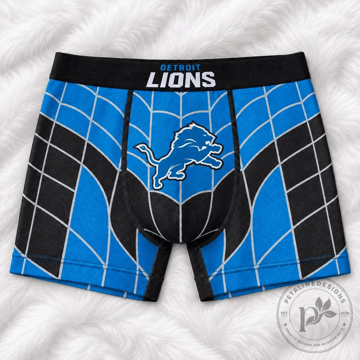 Detroit Lions Fan Spider-Man Boxer Briefs