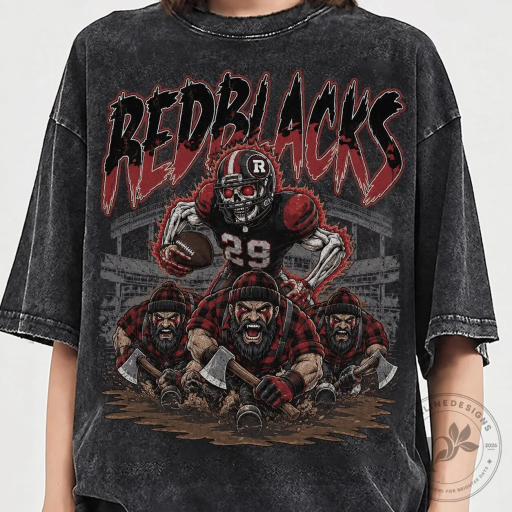 Ottawa Redblacks CFL Vintage 1D Fan T-Shirt for Football Enthusiasts Ottawa Redblacks CFL Vintage 1D Fan T-Shirt for Football Enthusiasts