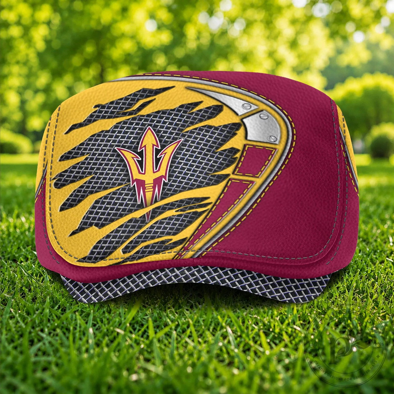 Arizona State Sun Devils NCAA Golf Flat Cap Hat 10 Arizona State Sun Devils NCAA Golf Flat Cap Hat