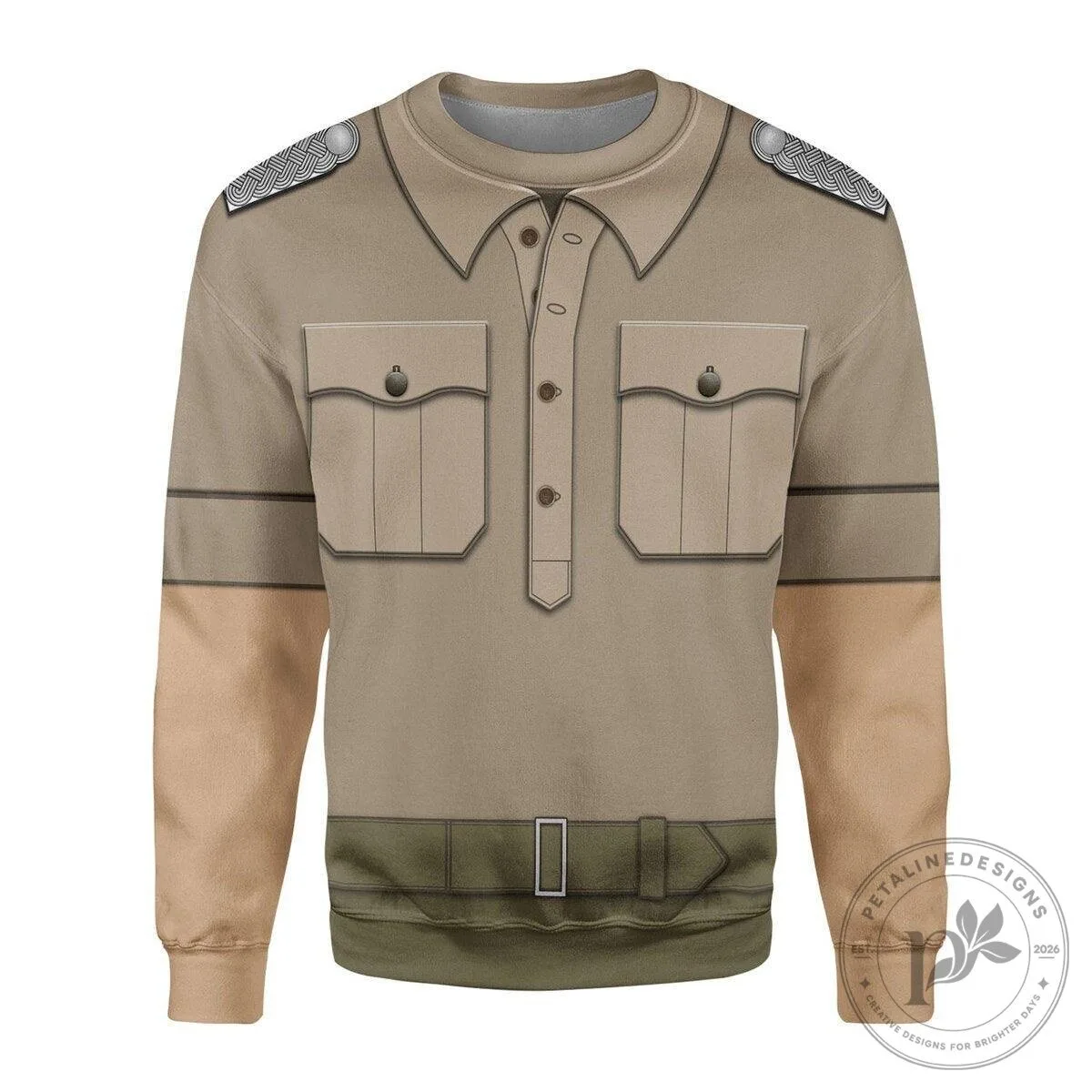 Wehrmacht Heer Afrikakorps Officers Costume Hoodie Sweatshirt 16 Wehrmacht Heer Afrikakorps Officers Costume Hoodie Sweatshirt
