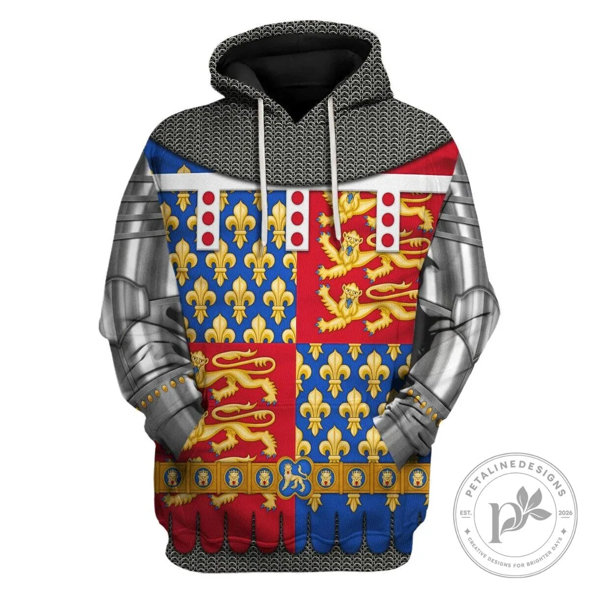 Medieval Knight Armor Suit of Armour Chainmail Hoodie and Sweatpants Set 17 Medieval Knight Armor Suit of Armour Chainmail Hoodie and Sweatpants Set