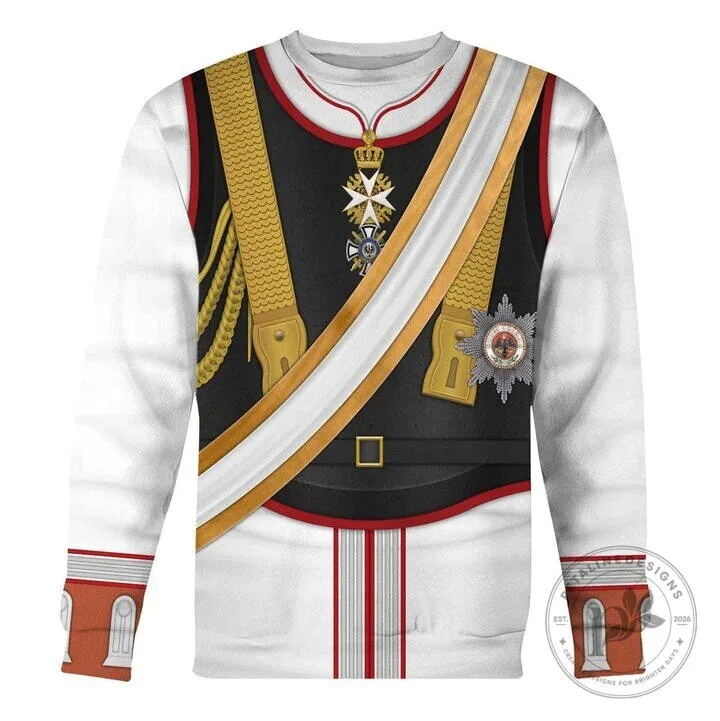 Hoodie Costume Featuring the Uniform of Kaiser Wilhelm II, German Emperor 20 Hoodie Costume Featuring the Uniform of Kaiser Wilhelm II, German Emperor