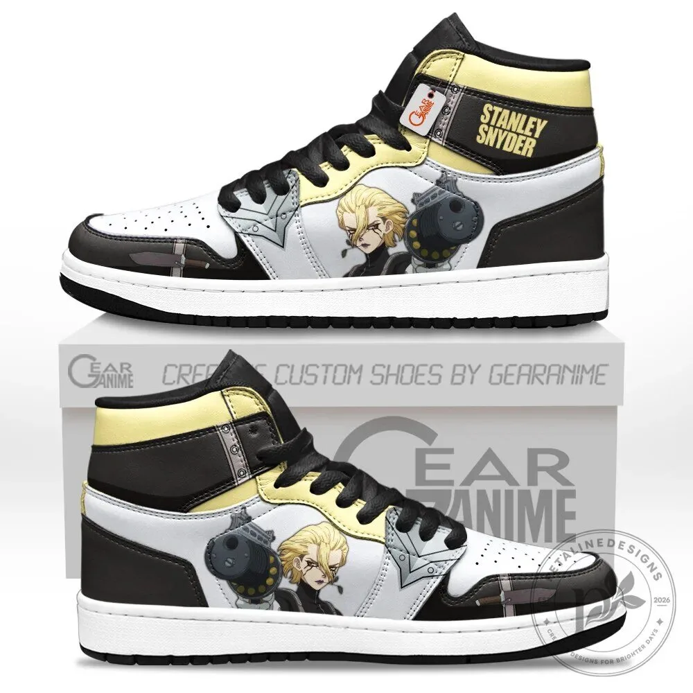 Stanley Snyder Anime Character High-Top Sneakers