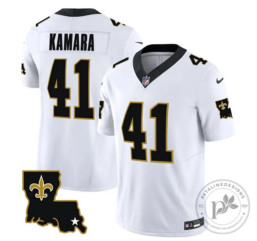 Alvin Kamara New Orleans Saints White Vapor F.U.S.E. Football Jersey 1 Alvin Kamara New Orleans Saints White Vapor F.U.S.E. Football Jersey