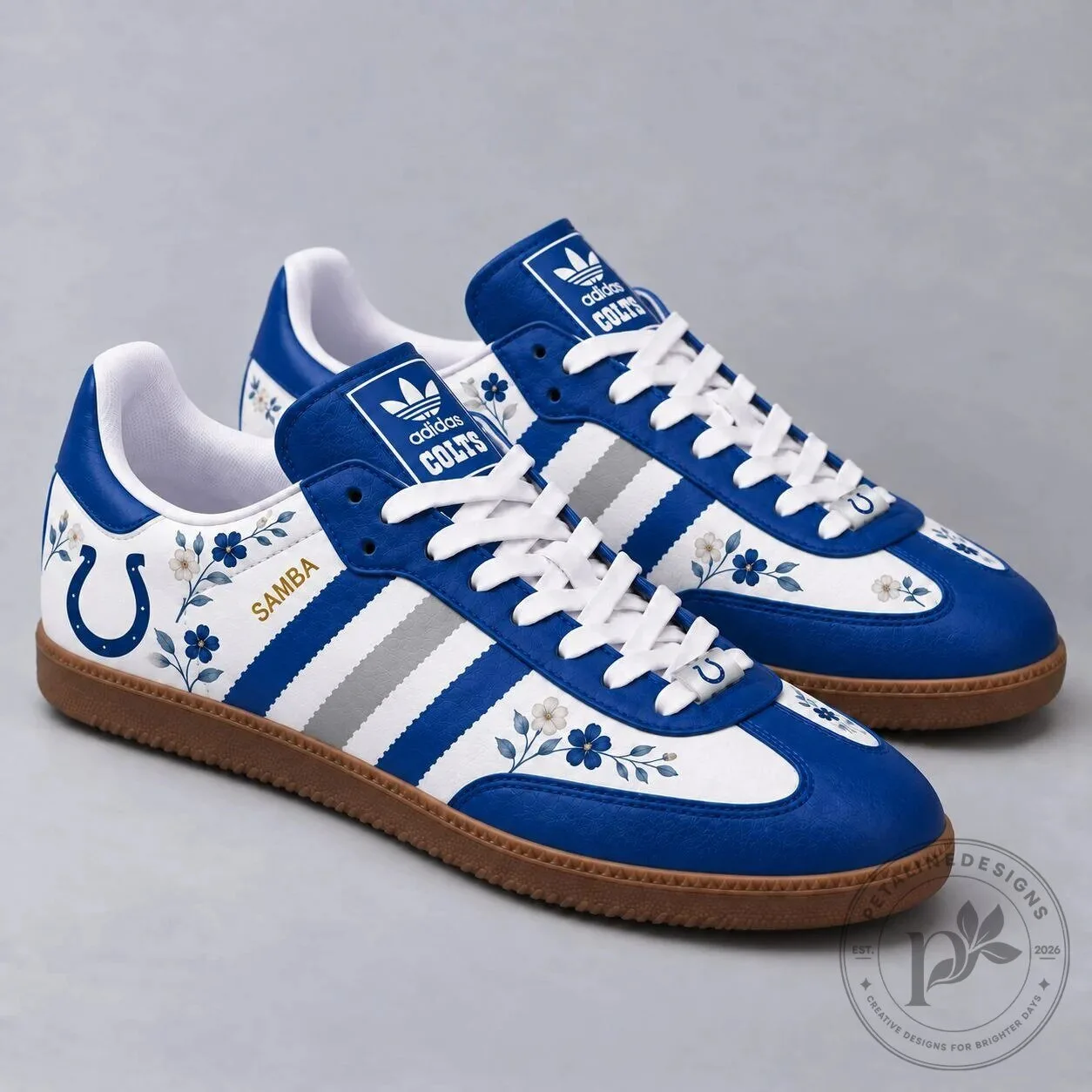 Indianapolis Colts National Football League Floral Samba Shoes