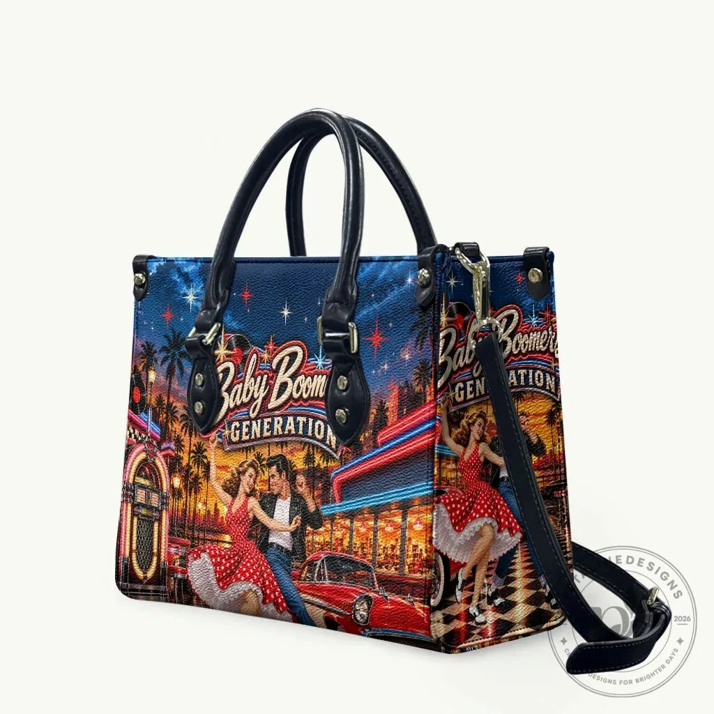 Baby Boomer Generation 1950s Rock And Roll Vintage Style Handbag