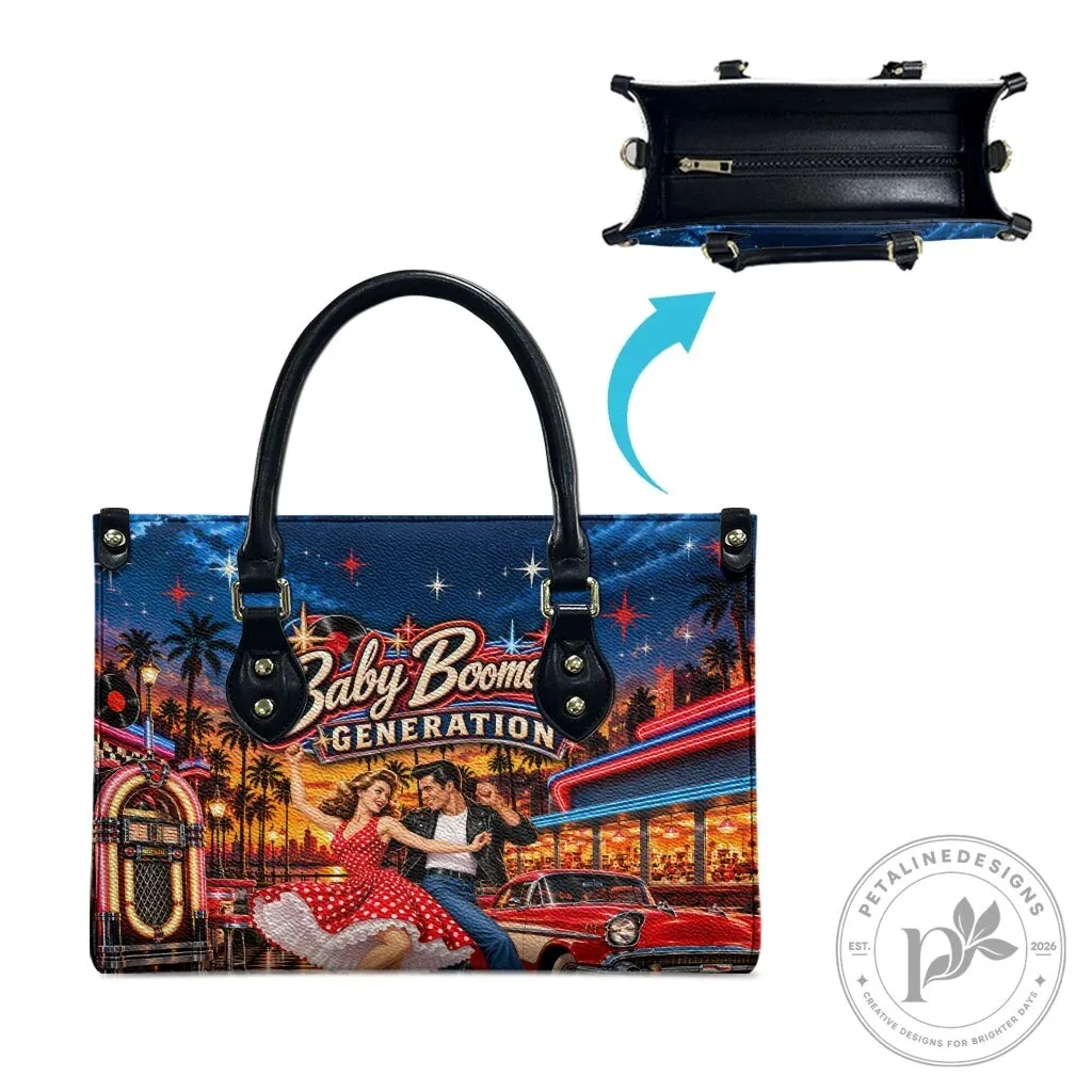 Baby Boomer Generation 1950s Rock And Roll Vintage Style Handbag 12 Baby Boomer Generation 1950s Rock And Roll Vintage Style Handbag