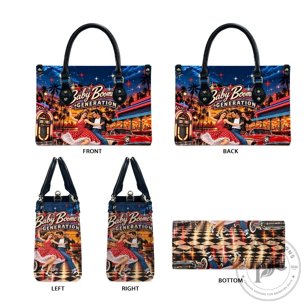 Baby Boomer Generation 1950s Rock And Roll Vintage Style Handbag 15 Baby Boomer Generation 1950s Rock And Roll Vintage Style Handbag