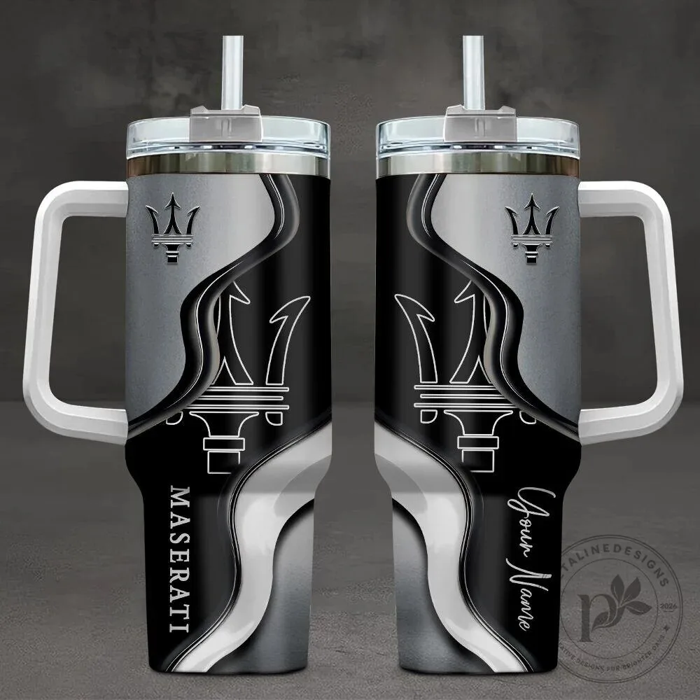 Maserati Luxury Car Brand Personalized Stainless Steel Tumbler