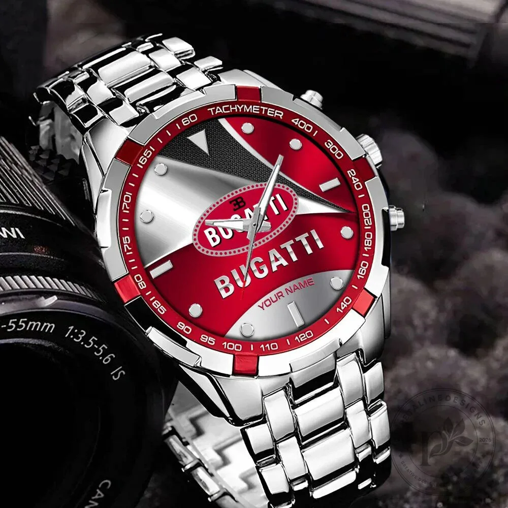 Bugatti Custom Name Elegant Fashion Design Watch for Men and Women 12 Bugatti Custom Name Elegant Fashion Design Watch for Men and Women