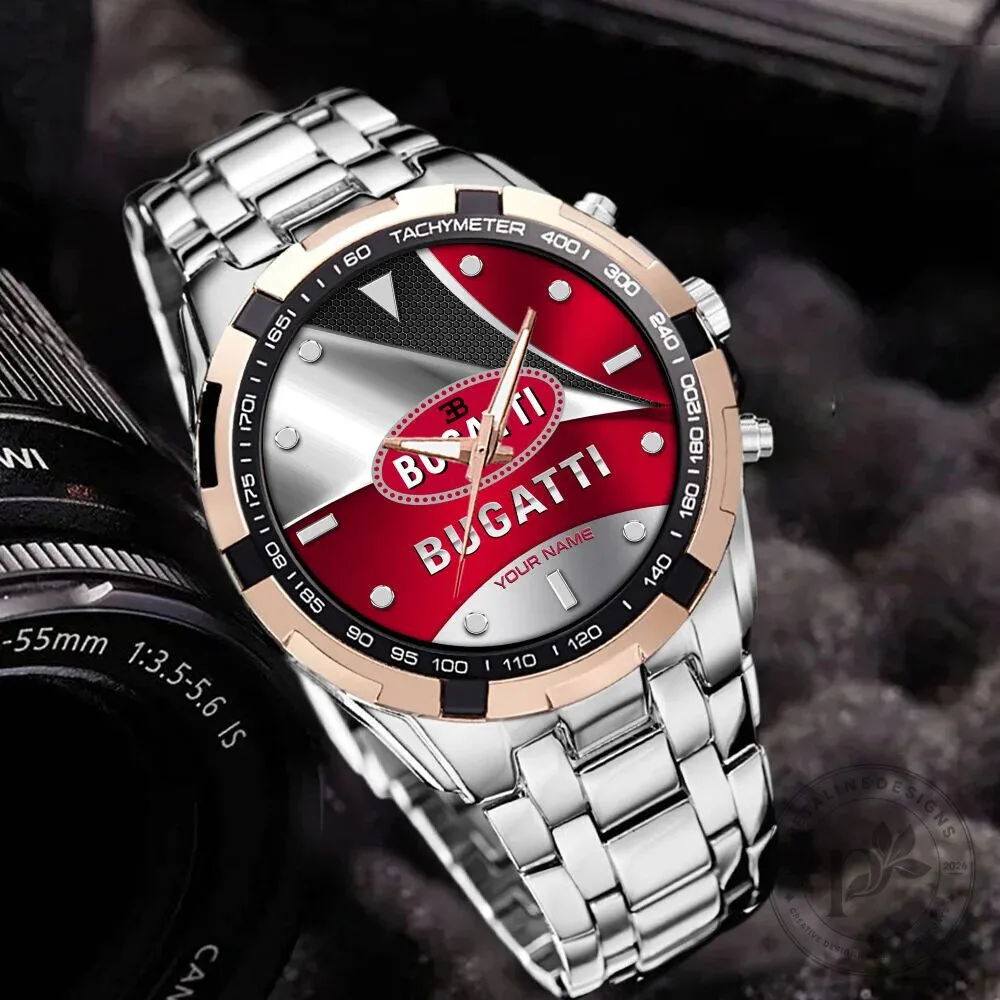 Bugatti Custom Name Elegant Fashion Design Watch for Men and Women 14 Bugatti Custom Name Elegant Fashion Design Watch for Men and Women