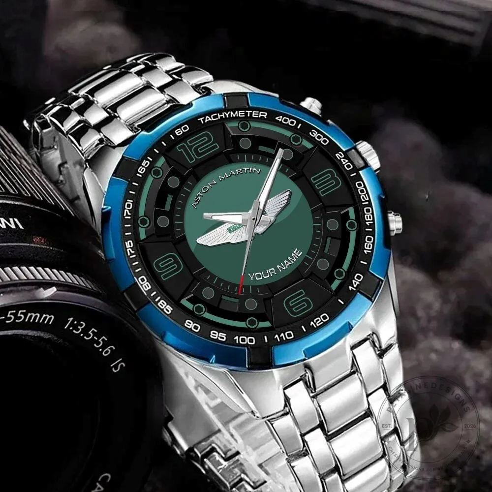 Aston Martin Racing Green Custom Name Elegant Fashion Design Watch 12 Aston Martin Racing Green Custom Name Elegant Fashion Design Watch