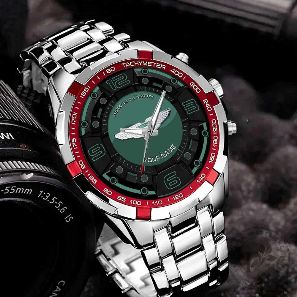 Aston Martin Racing Green Custom Name Elegant Fashion Design Watch 14 Aston Martin Racing Green Custom Name Elegant Fashion Design Watch