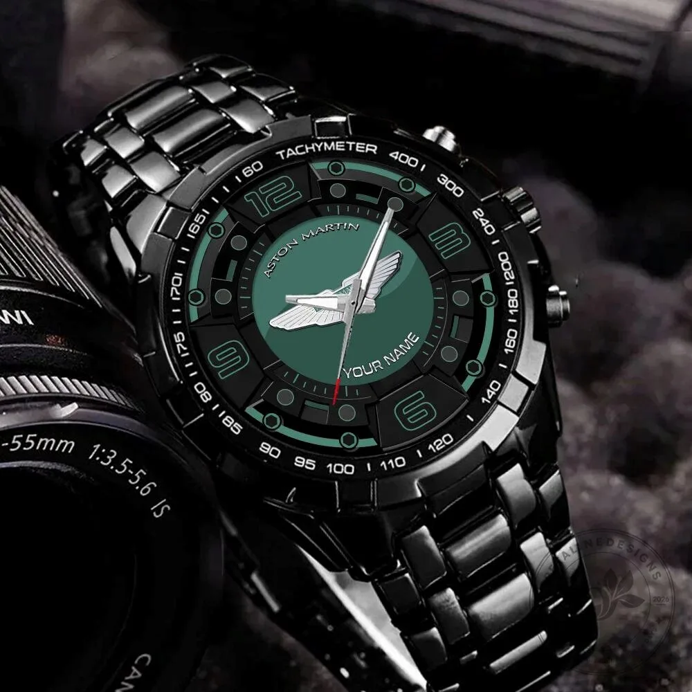 Aston Martin Racing Green Custom Name Elegant Fashion Design Watch 16 Aston Martin Racing Green Custom Name Elegant Fashion Design Watch