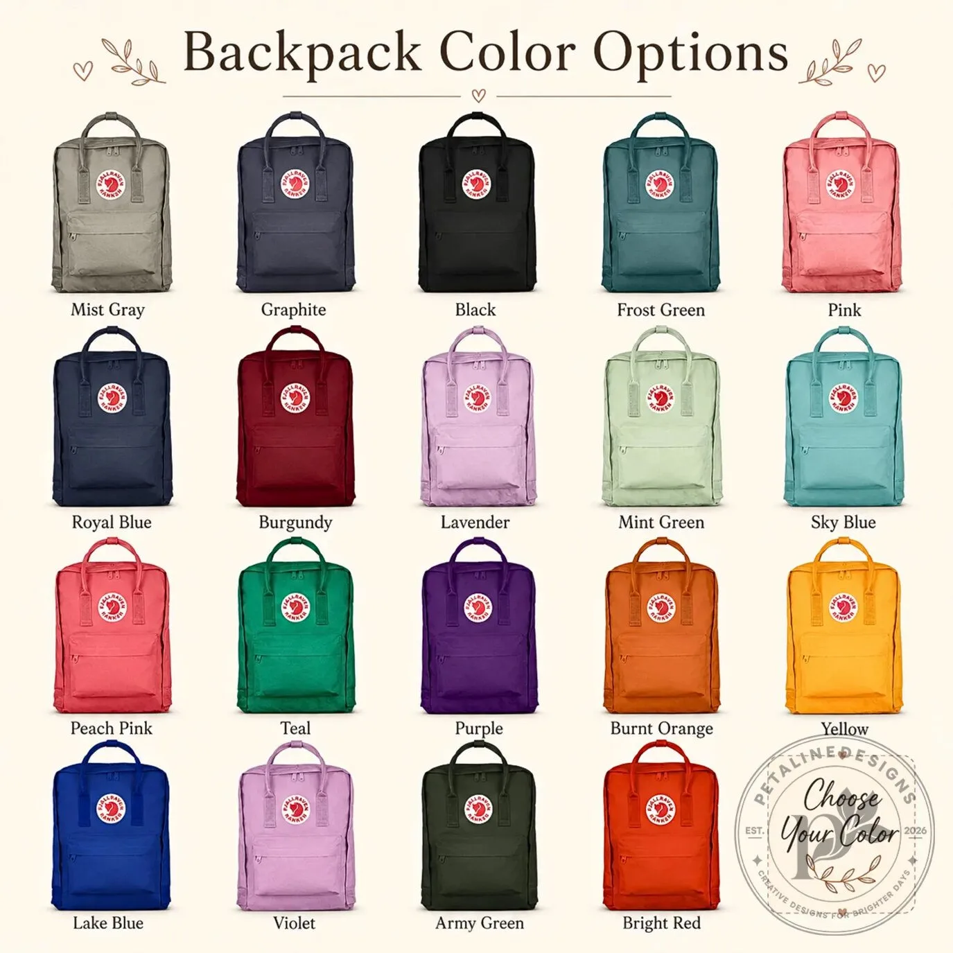 Embroidered Fjallraven Kanken Backpack featuring Snoopy Halloween Trick or Treat design 9 Embroidered Fjallraven Kanken Backpack featuring Snoopy Halloween Trick or Treat design
