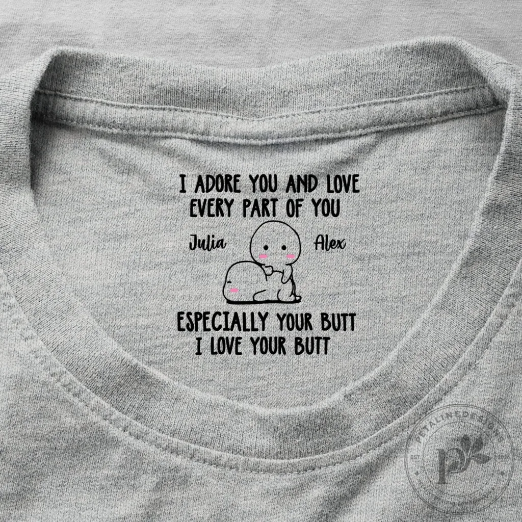 I Adore You And Love Every Part Of You Personalized T-Shirt, Funny Couple Gift I Adore You And Love Every Part Of You Personalized T-Shirt, Funny Couple Gift