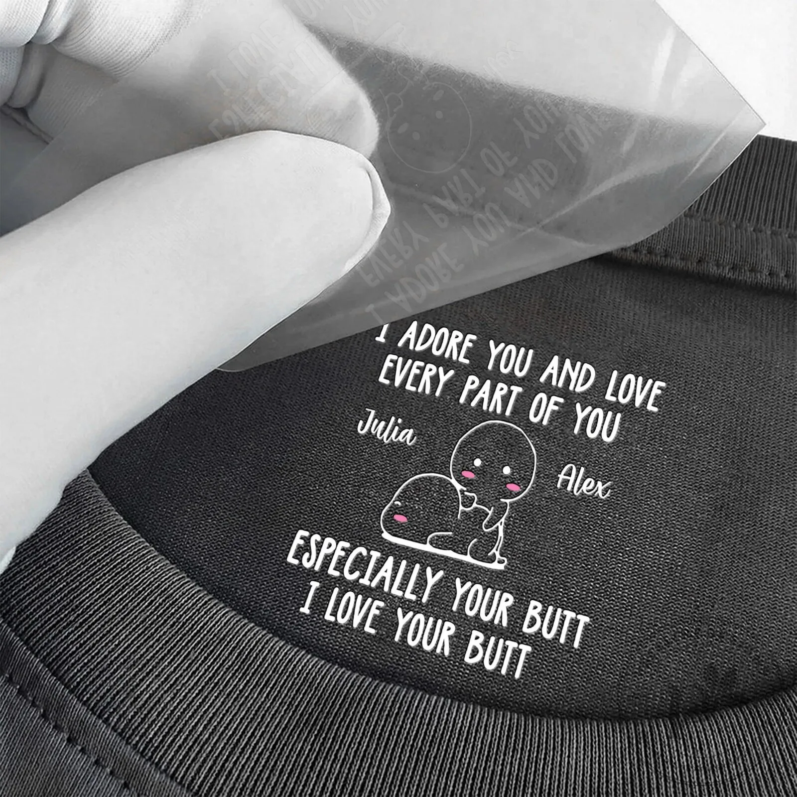 I Adore You And Love Every Part Of You Personalized T-Shirt, Funny Couple Gift 10 I Adore You And Love Every Part Of You Personalized T-Shirt, Funny Couple Gift