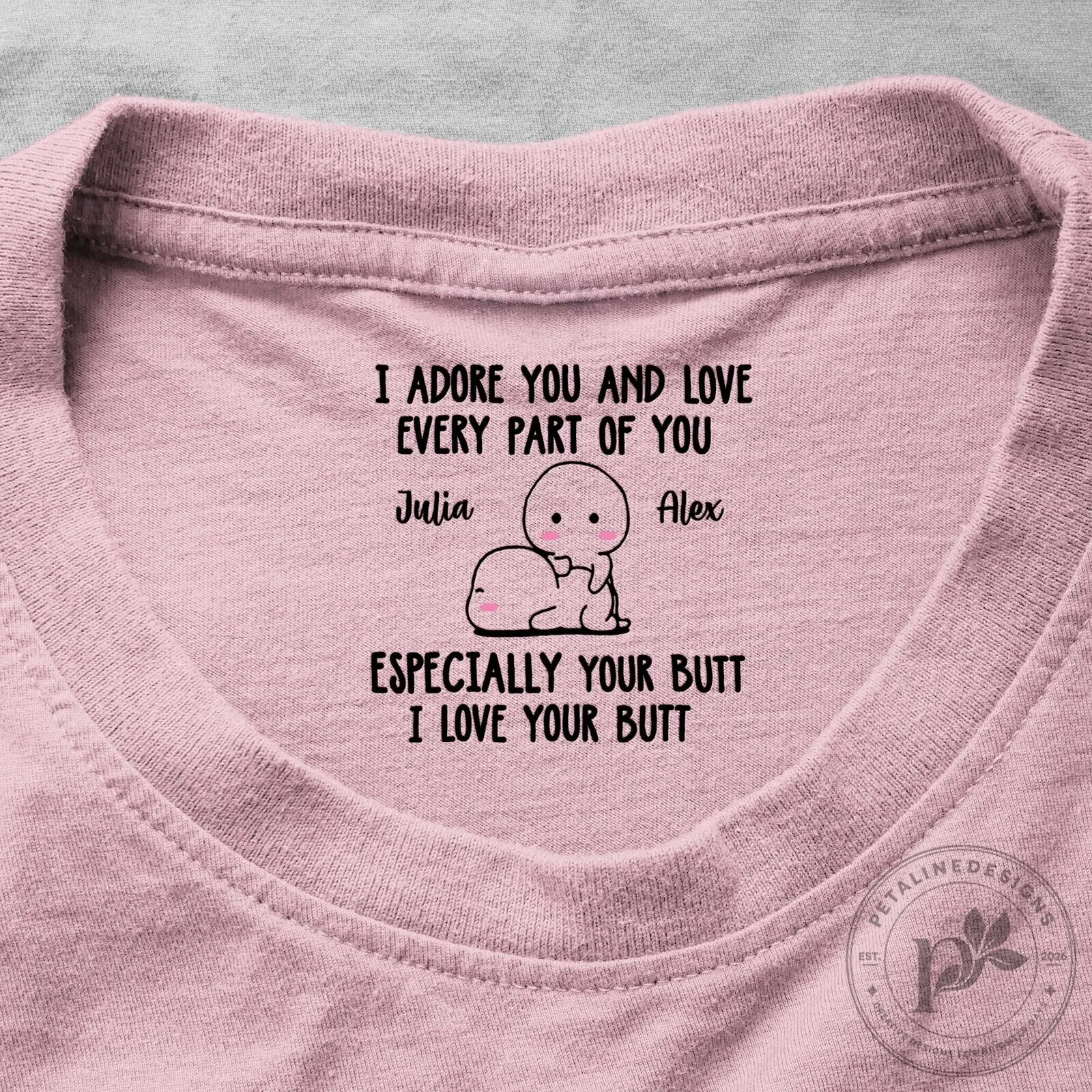 I Adore You And Love Every Part Of You Personalized T-Shirt, Funny Couple Gift 13 I Adore You And Love Every Part Of You Personalized T-Shirt, Funny Couple Gift