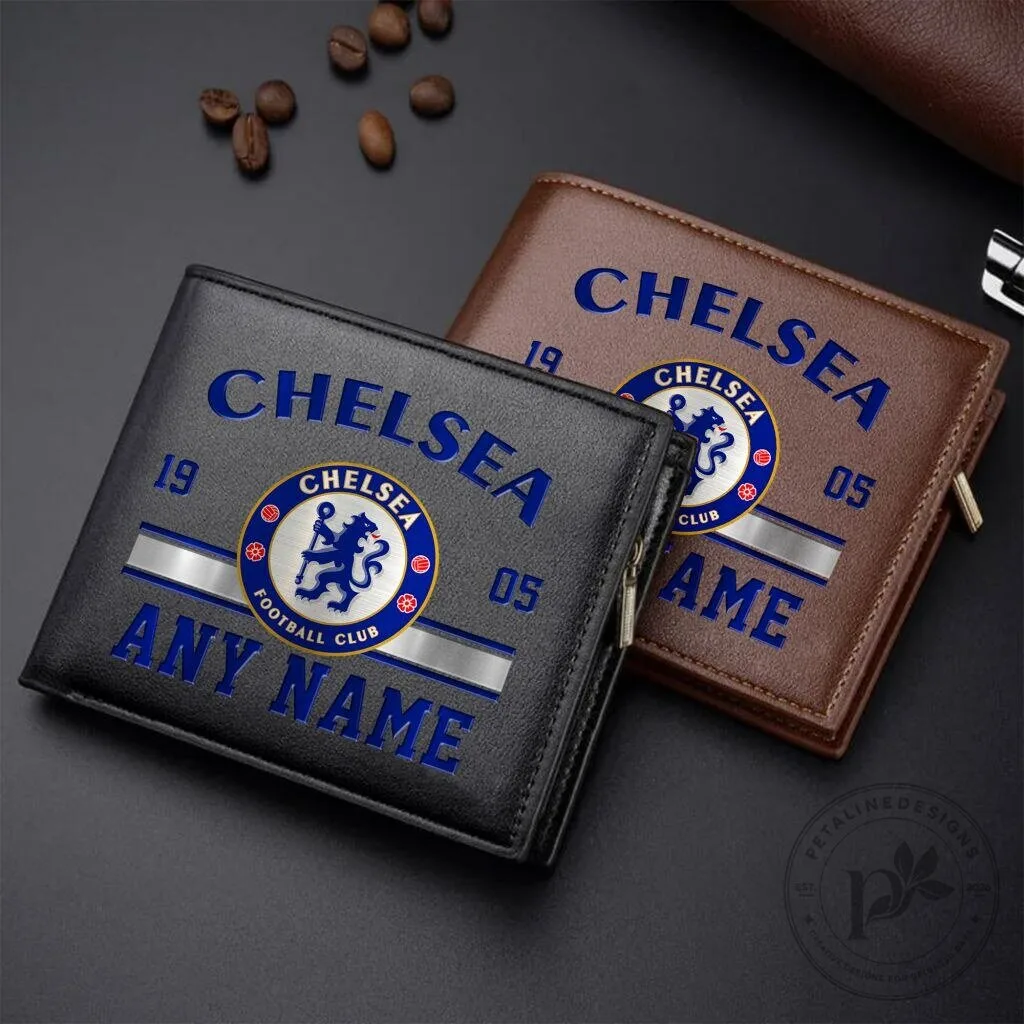 Chelsea Football Club Personalized Leather Wallet 3 Chelsea Football Club Personalized Leather Wallet