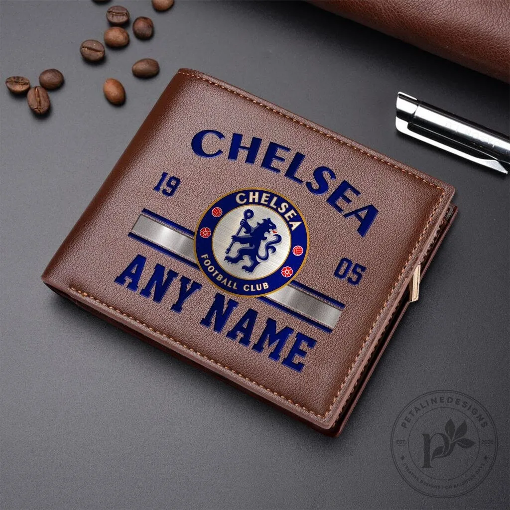 Chelsea Football Club Personalized Leather Wallet 5 Chelsea Football Club Personalized Leather Wallet