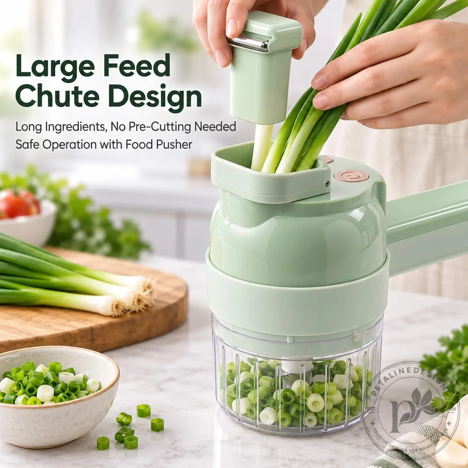 Wireless Electric Vegetable Chopper Rechargeable Food Processor 1 Wireless Electric Vegetable Chopper Rechargeable Food Processor