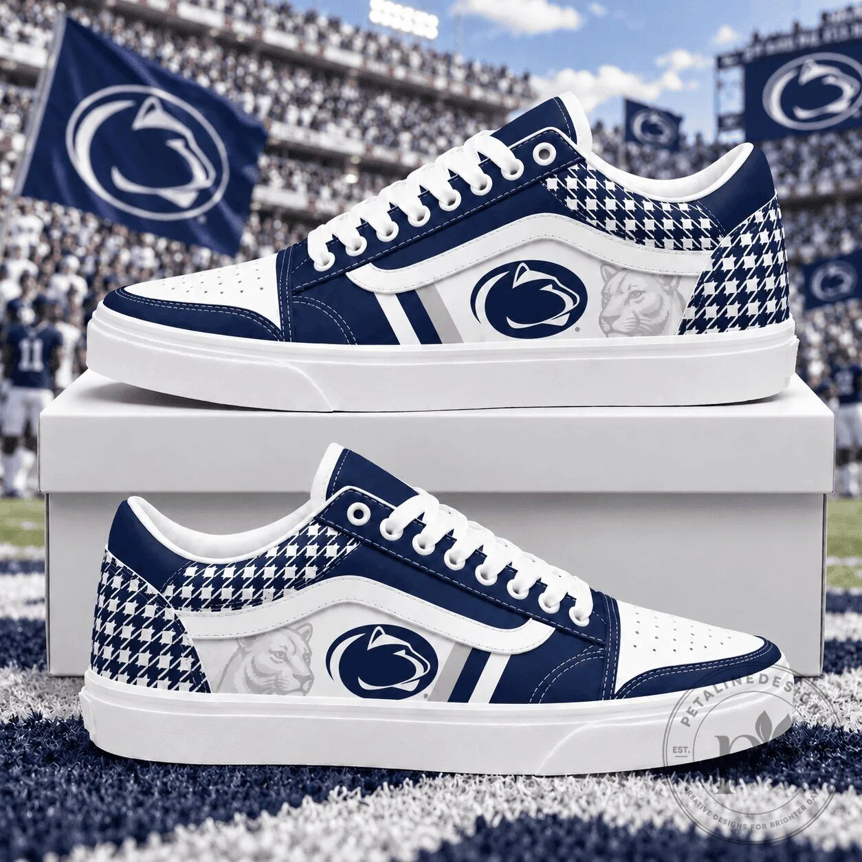 Penn State Nittany Lions Classic Houndstooth Sideline Shoes