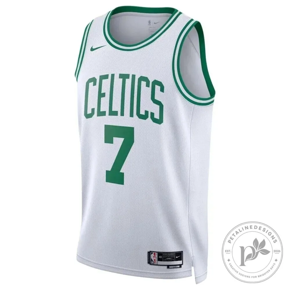 Boston Celtics Jaylen Brown Number 7 Association Edition Basketball Jersey