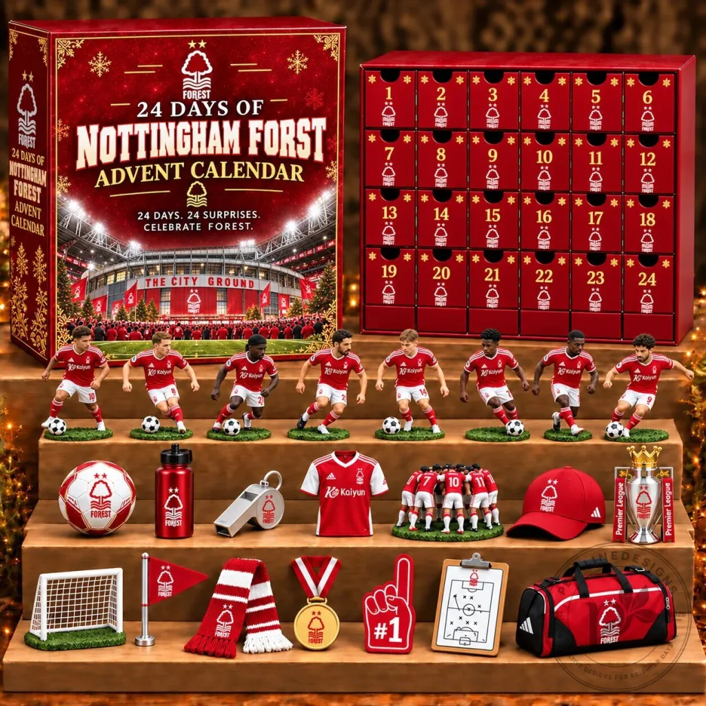 Nottingham Forest Football Club 24 Days of Christmas Advent Calendar Nottingham Forest Football Club 24 Days of Christmas Advent Calendar 2D