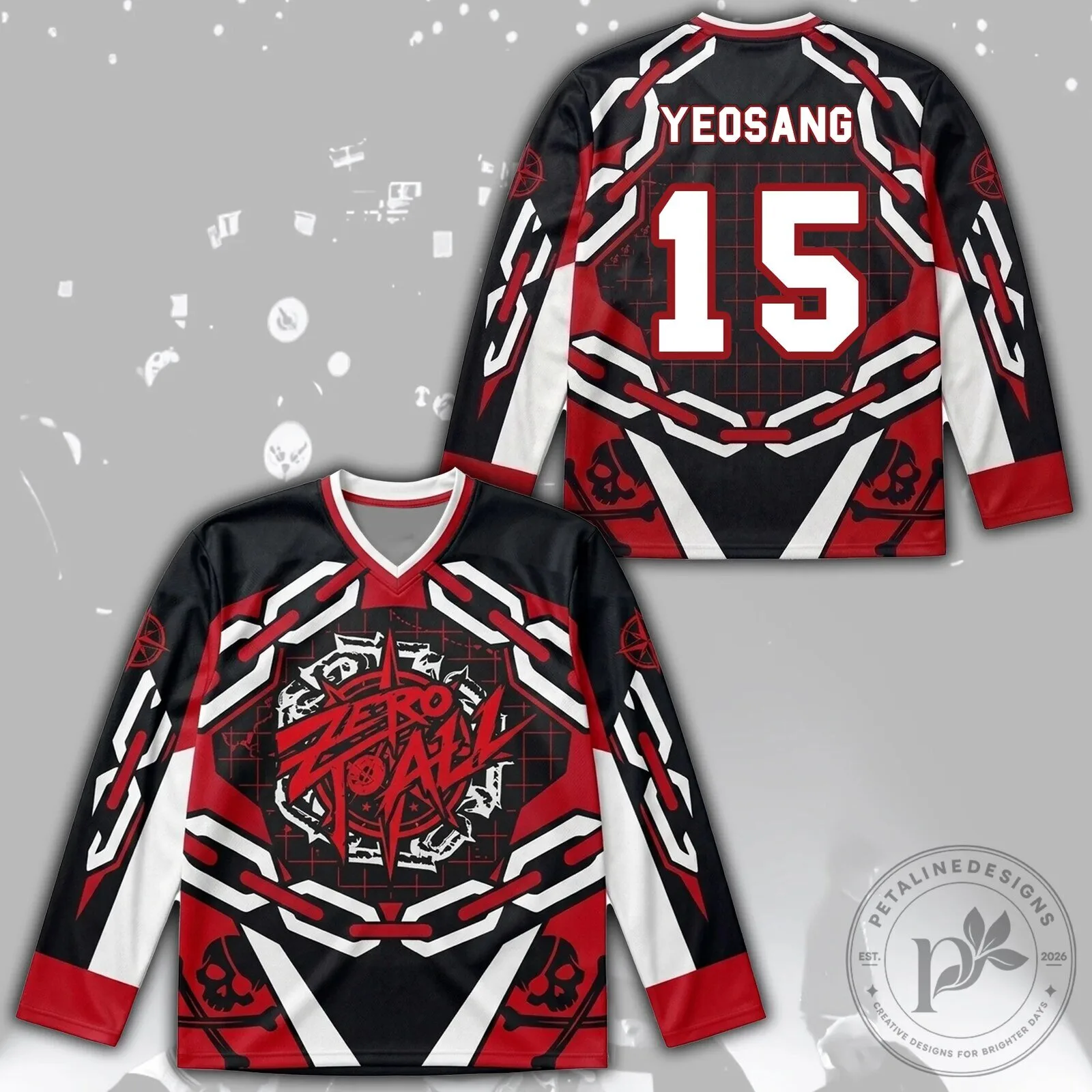 Ateez Zero To All World Tour Hongjoong 07 Hockey Jersey 16 Ateez Zero To All World Tour Hongjoong 07 Hockey Jersey