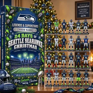 Seattle Seahawks NFL Christmas Advent Calendar