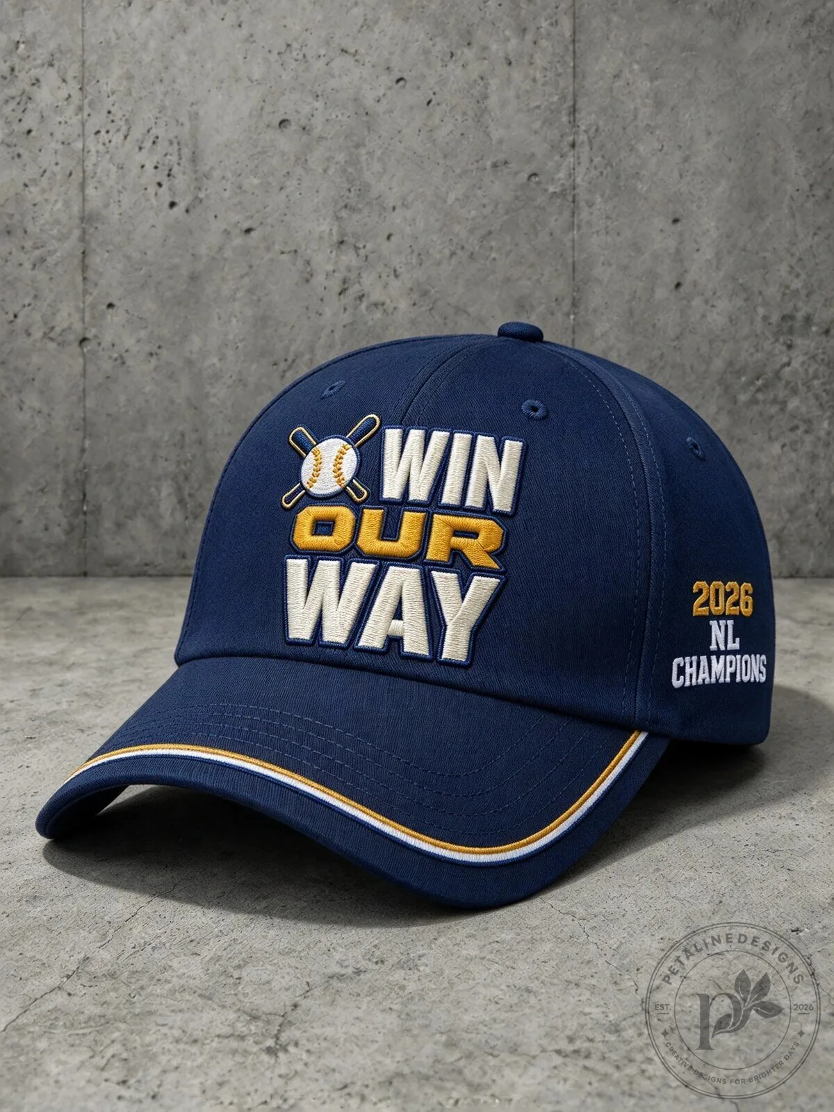 Win Our Way 2026 NL Champions Baseball Cap Hat 7 Win Our Way 2026 NL Champions Baseball Cap Hat