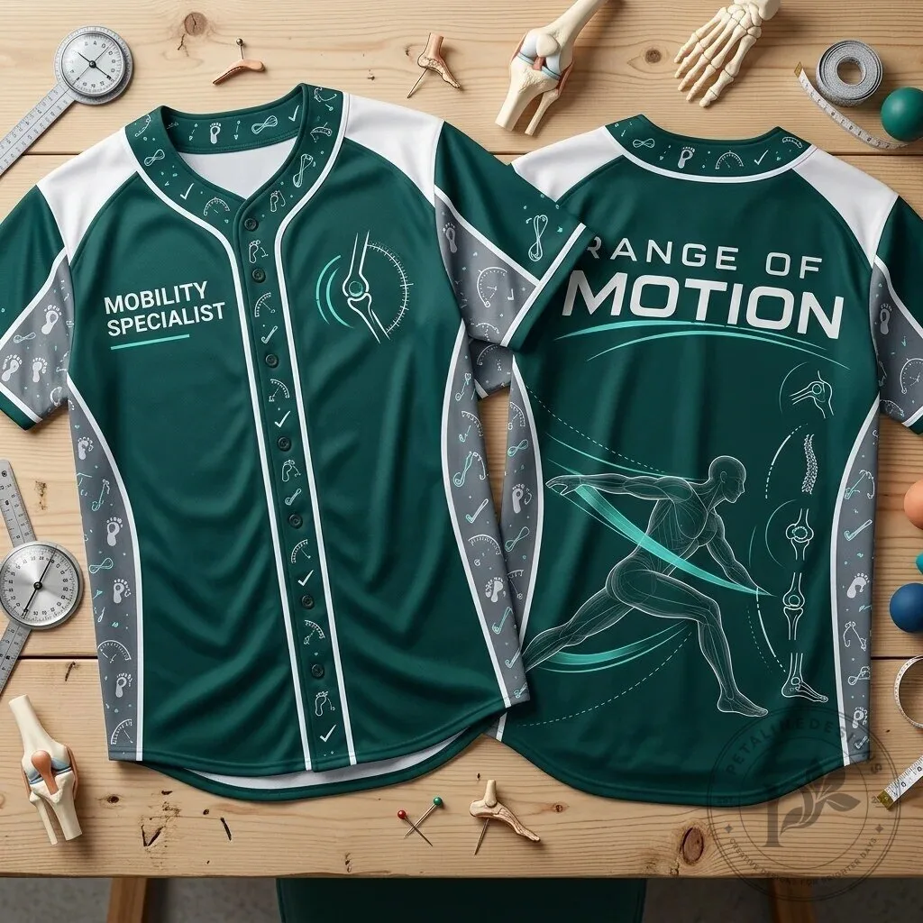 Mobility Specialist Physical Therapist Range of Motion Baseball Jersey 5 Mobility Specialist Physical Therapist Range of Motion Baseball Jersey