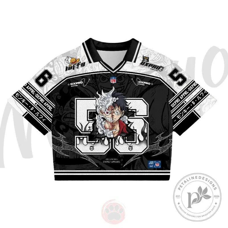 Monkey D. Luffy Gear Five Anime Football Jersey