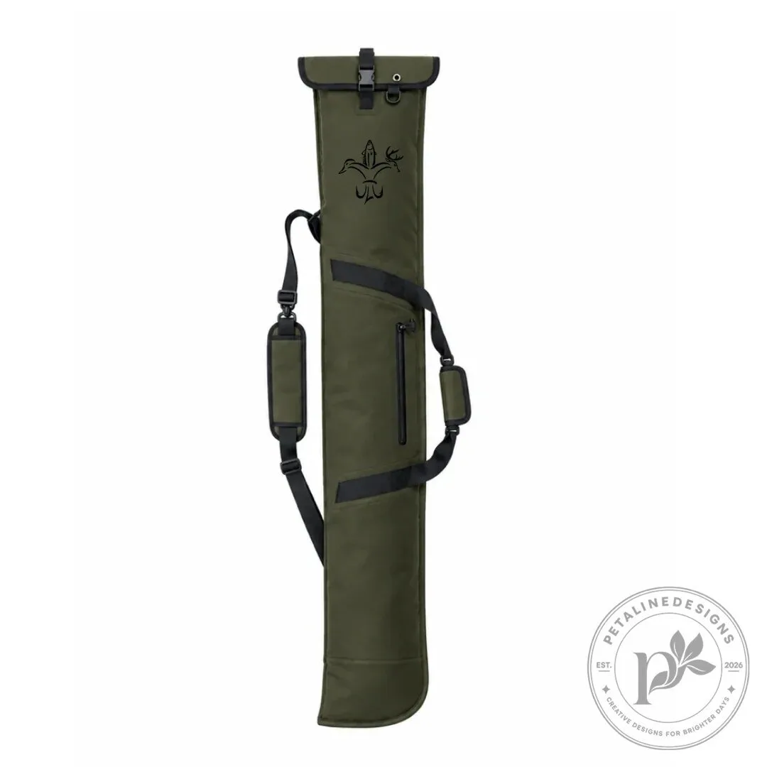 Waterproof Magnetic Gun Case with Adjustable Shoulder Strap and Duck Emblem 2 Waterproof Magnetic Gun Case with Adjustable Shoulder Strap and Duck Emblem
