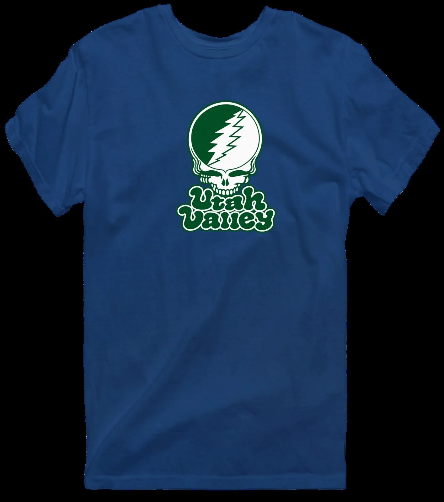 Grateful Dead Stealie Utah Valley Green and White Skull T-Shirt 7 Grateful Dead Stealie Utah Valley Green and White Skull T-Shirt