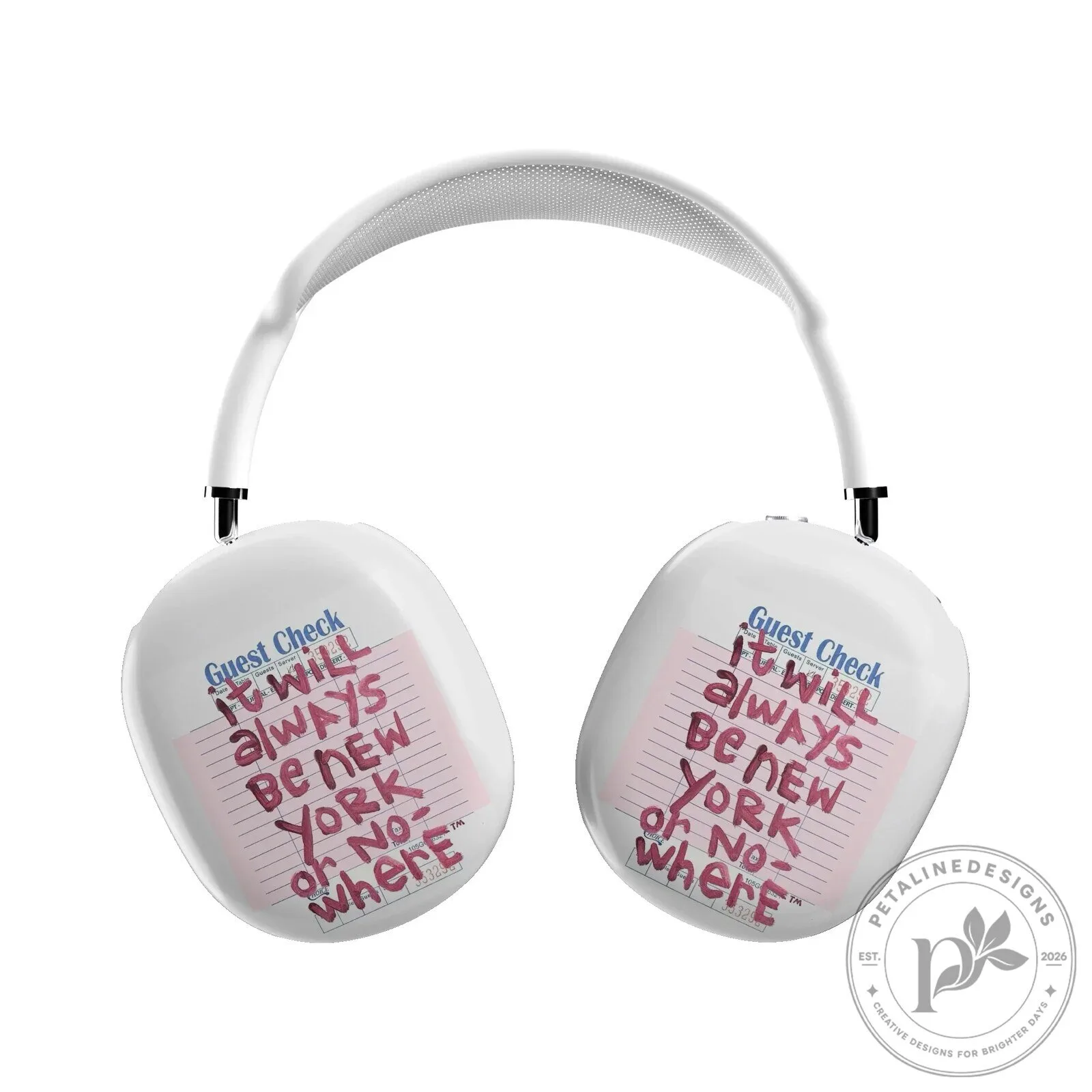 New York City Lover Guest Check Quote AirPods Max Protective Case 31 New York City Lover Guest Check Quote AirPods Max Protective Case