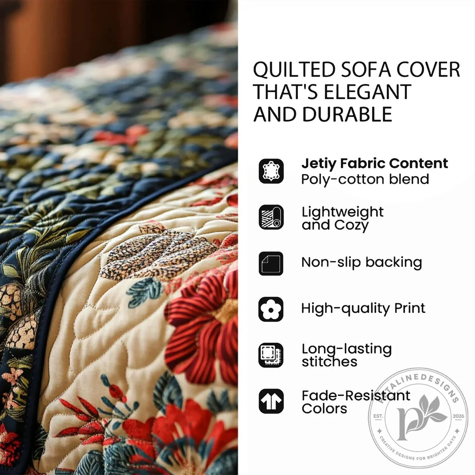 Ocean Shell Swirl Quilted Recliner Cover with Starfish and Seashells 18 Ocean Shell Swirl Quilted Recliner Cover with Starfish and Seashells