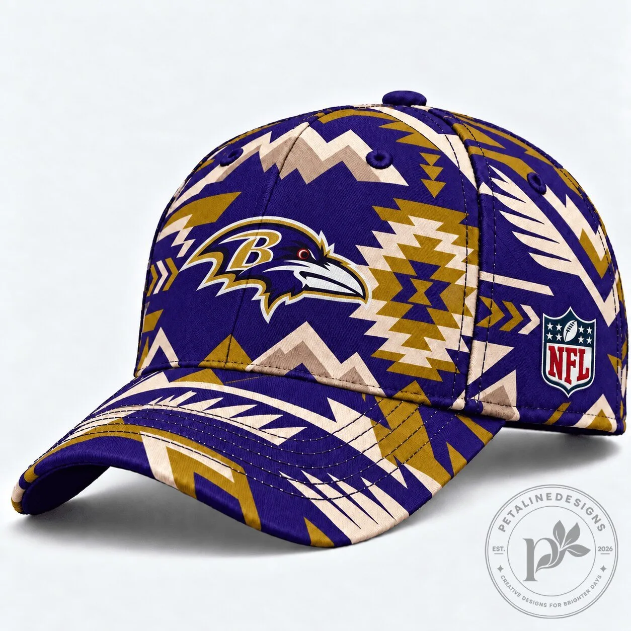 Baltimore Ravens Aztec Print Premium National Football League Cap Hat