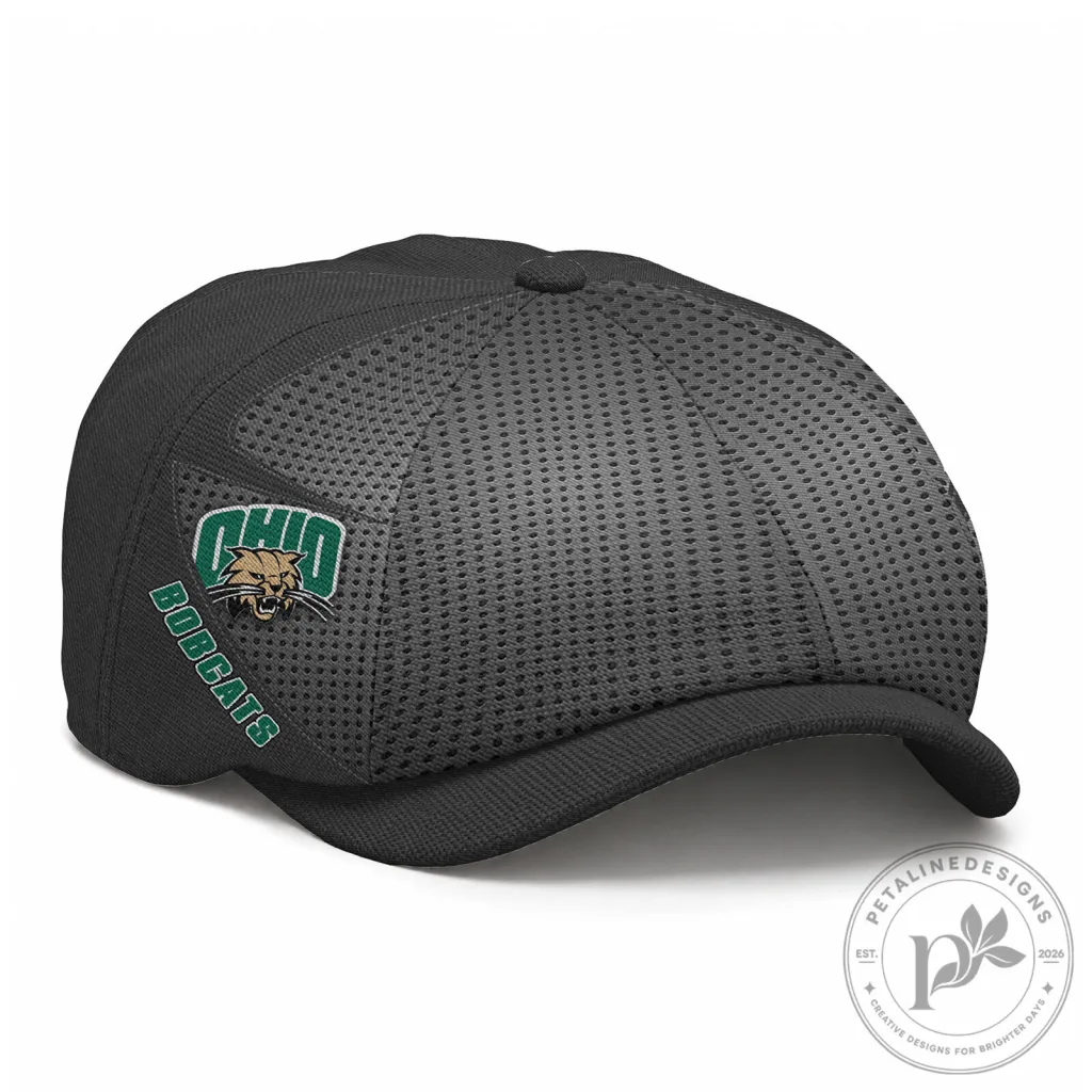 Ohio Bobcats NCAA College Sports Team Black Baseball Cap Hat Ohio Bobcats NCAA College Sports Team Black Baseball Cap Hat